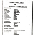Ernest Tshiamo Monnapula