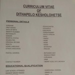 Dithapelo Kesholohetse