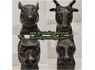 Chinese 12 zodiac animal heads, Chinese Sanxingdui Mask bronze art