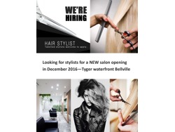 Looking for hairdressers and barbers for our NEW salon