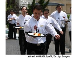 We are eagerly in need of people willing to work as chefs, waiter or bartenders