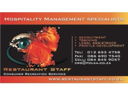 Restaurant Administrator-Pretoria