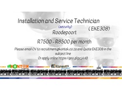 Installation and Service Technician ( Security) EKE308