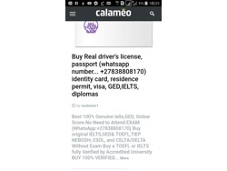 (WhatsAp 27838808170) If you want to travel, study or work abroad, get our, NEBOSH, IELTS, TOEFL