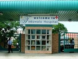 CLEANERS AT TINTSWALO HOSPITAL