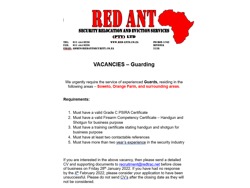 Armed grade C guards