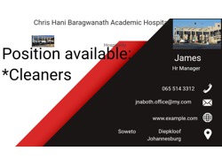 Chris Hani Baragwanath Academic Hospital Vacancies 065 514 3312