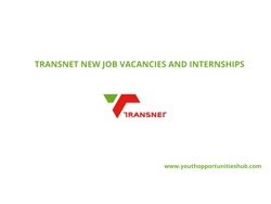 TRANSNET FREIGHT RAIL is hiring contact Mr Khumalo for further info on (076-832-7728)