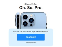 Get a iPhone 13 Pro Now Enter your mobile number now for a chance to win