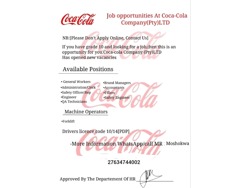 Driverand General Worker