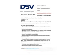 Dsv Global transport and Logistics