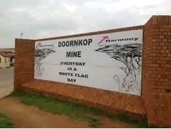 HARMONY DOORNKOP GOLD MINE OPEN POST FOR PERMANENT FOR MORE INFO CALL MR LISIBA ON 065 591 5414