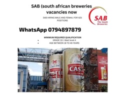 SAB LOOKING EMPLOYEE S CONTACT US ON 0794897879
