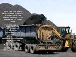 Sasol coal mine is looking for people who need job for pemenet position