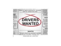 DRIVERS WANTED URGENTLY