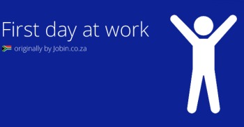 First day at work mini